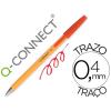 PEN Q-CONNECT RED PONTO FINO 0,4 mm
