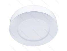LUZ DE TETO CIRCULAR LED E6 SLIM / 9W LUZ NATURAL 4000K (D122 * H34,5mm) ESTRUTURA DE SUPERFÍCIE BRANCA