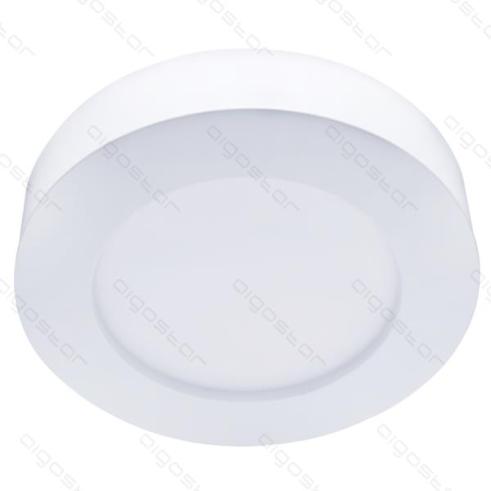 LUZ DE TETO CIRCULAR LED E6 SLIM / LUZ NATURAL 18W 4000K (D226 * H34,5mm) ESTRUTURA DE SUPERFÍCIE BRANCA