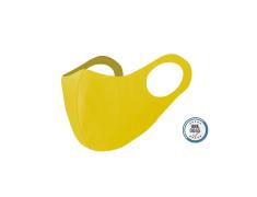 MÁSCARA HIGIÊNICA REUTILIZÁVEL SOFELL AMARELO PARA CRIANÇAS - 25 lavagens - 1 UNIDADE