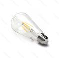 Lâmpada de filamento LED E27 ST64 4W luz quente 2700K