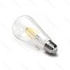 Lâmpada de filamento LED E27 ST64 6W luz fria 6500K