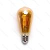 Bulbo de filamento LED E27 ST64 8W luz quente 2200K