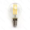 Lâmpada de filamento LED E14 G45 4W luz quente 2700K