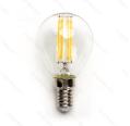Lâmpada de filamento LED E14 G45 4W luz quente 2700K
