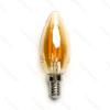 Lâmpada de filamento LED E14 G45 4W luz quente 2200K