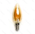 Lâmpada de filamento LED E14 G45 4W luz quente 2200K