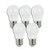 Pacote de 5 lâmpadas LED A5 G45 / 4W E27 Luz Quente 3000K