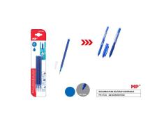 Refil para Caneta MP Azul Apagável (3 unidades)