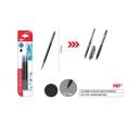 Refil para Caneta MP Preto Apagável (3 unidades)
