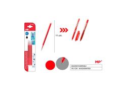 Refil para Caneta MP Vermelho Apagável (3 unidades)