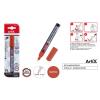 MARCADOR DE TINTA ARTIX CASTANHO ACRÍLICO