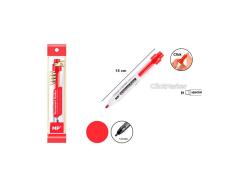 Marcador Retrátil Vermelho no Quadro Branco