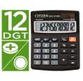 Calculadora Citizen Desktop SDC-812 Eco Efficient Solar e Bateria de 12 Dígitos