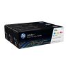 HP CF211A / CF212A / CF213A Cartuchos de toner originais com 3 unidades