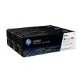 HP CF211A / CF212A / CF213A Cartuchos de toner originais com 3 unidades