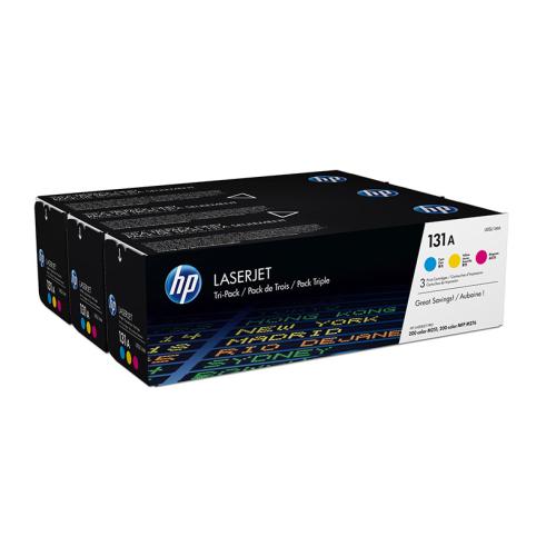 HP CF211A / CF212A / CF213A Cartuchos de toner originais com 3 unidades