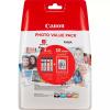 Canon CLI581XL Pacote de 4 Originais + 50 Folhas de Papel Fotográfico