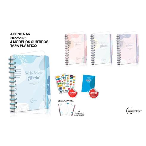 Capa Plástica A5 do Planejador Escolar 22-23 Semanas
