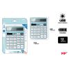 Calculadora de mesa solar e baterias Azul claro MP