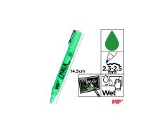 Marcador de Giz Líquido Verde limpeza úmida