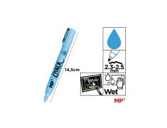 Marcador de Giz Líquido Azul limpeza úmida