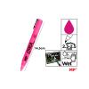 Marcador de Giz Líquido Rosa limpeza úmida