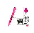 Marcador de Giz Líquido Rosa limpeza úmida