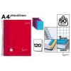 Caderno Cervantes Espiral A4 Grade 5x5mm Capa Extra Dura 120 Folhas 90g