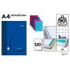 Caderno Espiral Cervantes A4 Grade 5x5mm Capa Dura 120 Folhas 90g