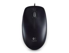 Mouse Logitech B100 USB 800 dpi de 3 botões com cabo de 1,80 m