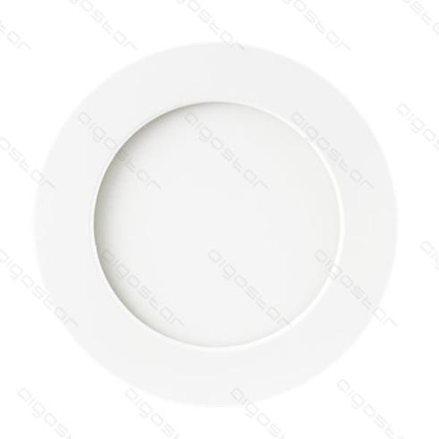 LUZ DE TETO CIRCULAR LED E6 SLIM / 24W COLD LIGHT 6000K (D246,5 * H34,5mm) QUADRO DE SUPERFÍCIE BRANCO