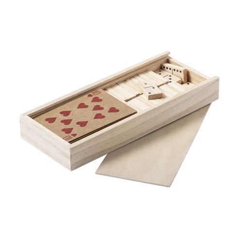 Conjunto de Dominó + Baralho Francês