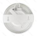 LUZ DE TETO CIRCULAR LED E6 SLIM / 9W WARM LIGHT 3000K (D122 * H34,5mm) QUADRO DE SUPERFÍCIE BRANCO