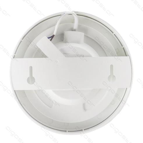 LUZ DE TETO CIRCULAR LED E6 SLIM / 24W COLD LIGHT 6000K (D246,5 * H34,5mm) QUADRO DE SUPERFÍCIE BRANCO