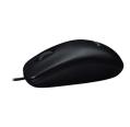 Mouse Logitech B100 USB 800 dpi de 3 botões com cabo de 1,80 m