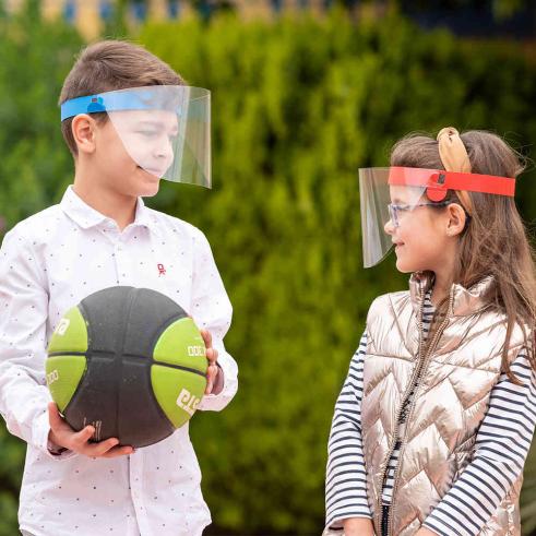 WHITE Child Face Shield