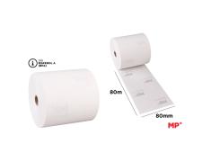 4 ROLOS DE PAPEL TÉRMICO 80 x 80 mm