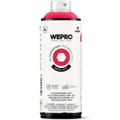 Spray MTN WEPRO Solvent Mate Rojo Flúor