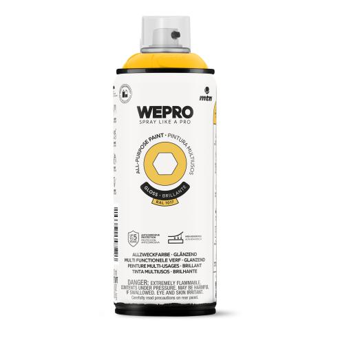 Spray MTN WEPRO Solvent Brillante AMARILLO SAMBA - RAL 1021