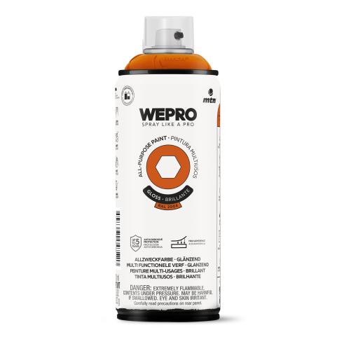 Spray MTN WEPRO Solvent Brillante NARANJA FÉNIX - RAL 2004