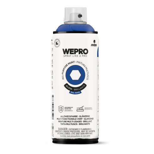 Spray MTN WEPRO Solvent Brillante AZUL MAGIA - RAL 5005