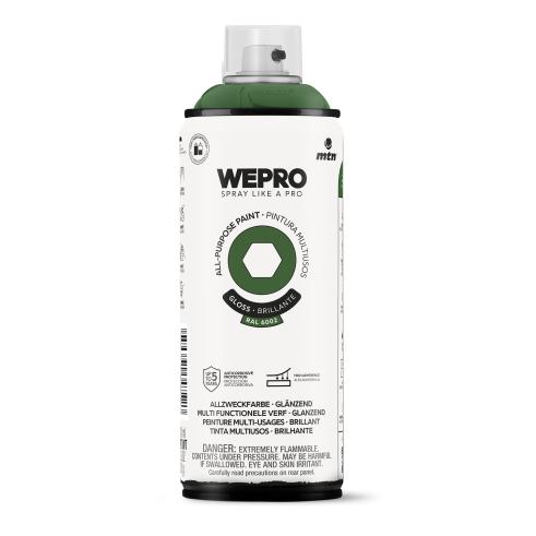 Spray MTN WEPRO Solvent Brillante VERDE ENVIDIA - RAL 6002