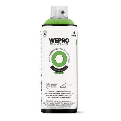 Spray MTN WEPRO Solvent Brillante VERDE FIONA - RAL 6018