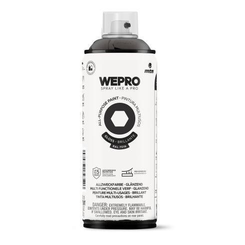 Spray MTN WEPRO Solvent Brillante GRIS APOLO - RAL 7016