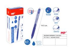 CANETA APAGÁVEL CLIQUE AZUL MP