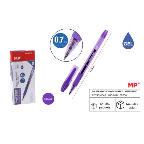 TINTA DE GEL PONTO DE CANETA 0,7mm ROXO MP