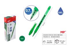 TINTA DE GEL CANETA 0,7mm PONTA VERDE