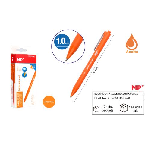 ÓLEO TINTA PEN 1,0 mm LARANJA MP
