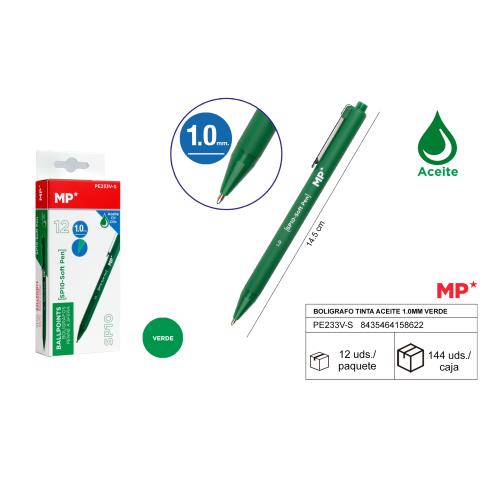 TINTA DE ÓLEO PEN 1,0 mm VERDE MP